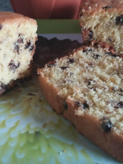 Una foto de Budín de naranja y chips de chocolate