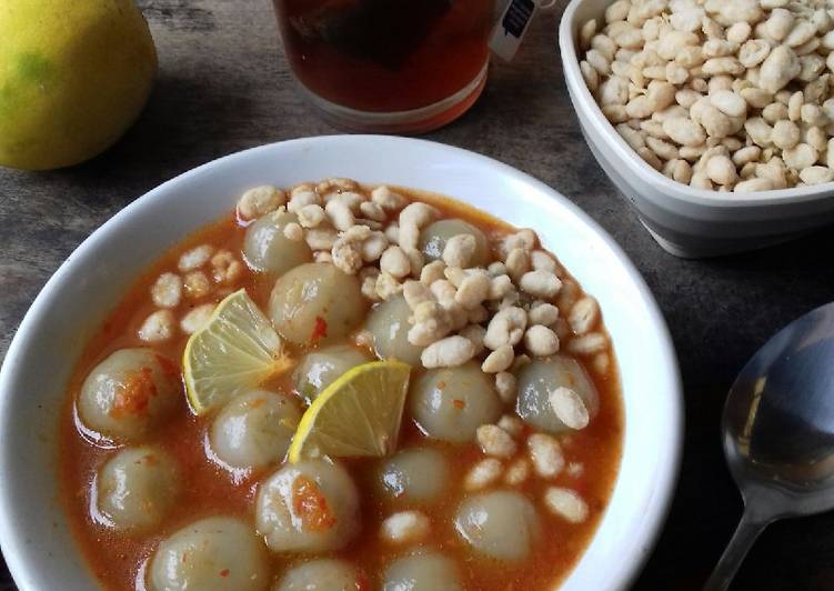 Langkah Mudah untuk Menyiapkan Cilok titeuleum(cilok berendam), Enak Banget