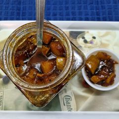 Gur Aam or Jagerry Mango Pickle A picture of Gur Aam or Jagerry Mango Pickle.