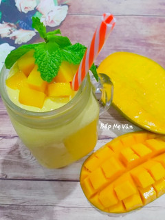 Hình của món Mango Smoothies (Sinh tố xoài).