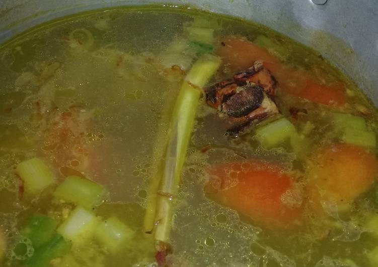 Soto ceker balungan sederhana