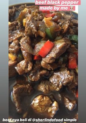 Foto resep Beef blackpepper