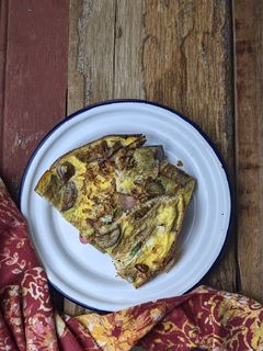 Gambar Telur Dadar + Terung