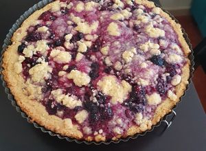 Una foto de Kuchen frutos del bosque