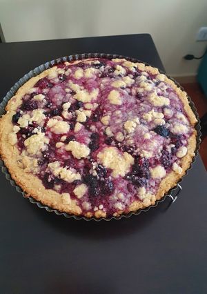 Una foto de Kuchen frutos del bosque