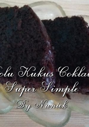 Foto resep BOLU KUKUS COKLAT SUPER SIMPLE (Tanpa Mixer, Tanpa Telur)