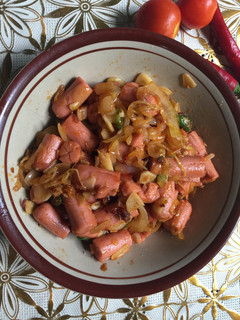 Foto resep Sosis Pedas Asam Manis