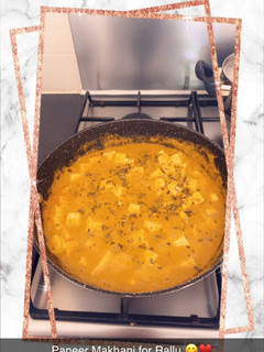 A picture of Paneer Makhani.