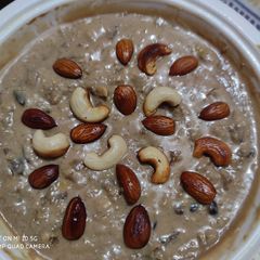 A picture of Chocolate dry fruit phirni.