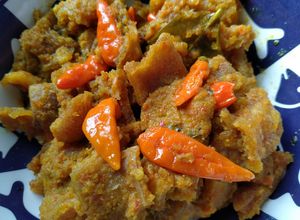 Foto resep Sambal Krecek pakai rambak biasa