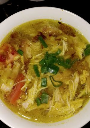 Foto resep Soto ayam bumbu kuning