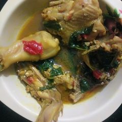 A picture of Chicken pepper soup.