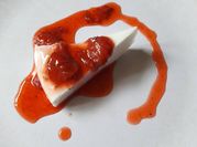 A picture of corn starch pudding