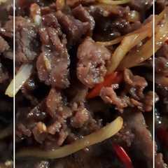 A picture of Beef Teriyaki (pedas).