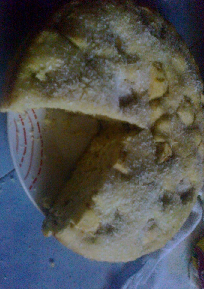 Una foto de Torta de manzana y coco