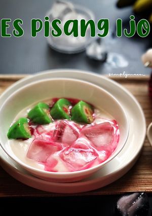 Foto resep Es pisang ijo