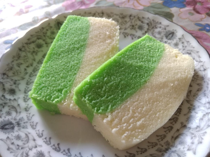 Cara Gampang Menyiapkan Bolu pandan putih telur Anti Gagal