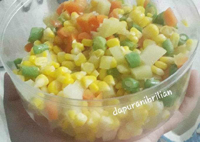 Resep Sayur mix frozen homemade Anti Gagal