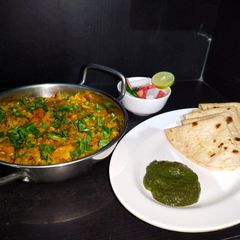 A picture of Cabbage potatoes dry sabzi.