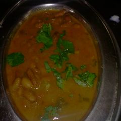 A picture of Rajma (kidney beans).