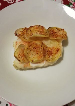 Une photo de Poisson en écaille de pommes de terre