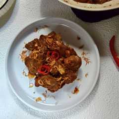 Une photo de Rendang daging