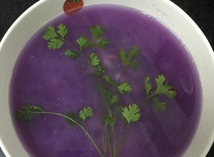 Hình của món Canh Khoai Tím.