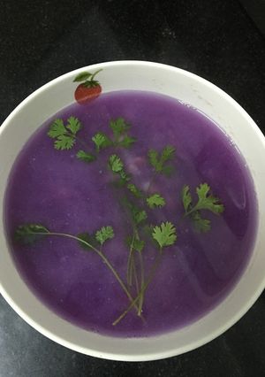 Hình của món Canh Khoai Tím.
