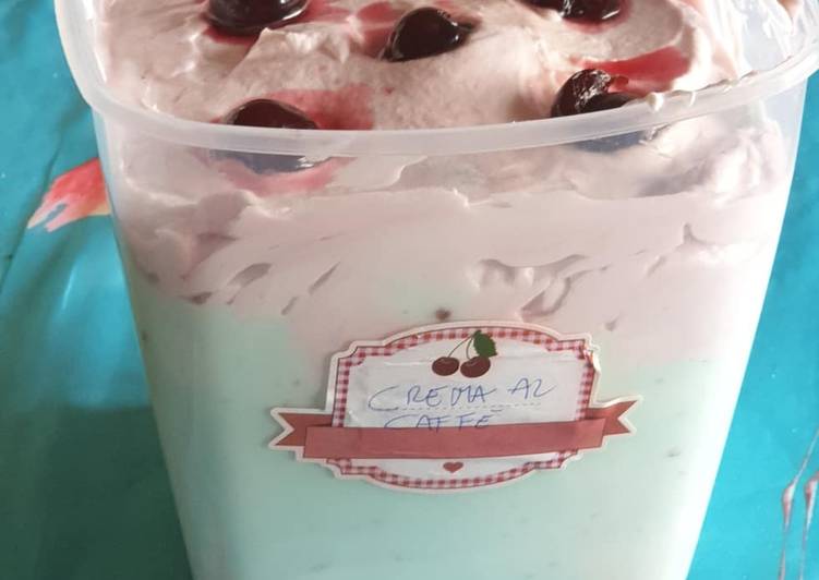 Gelato furbo variegato amarena e after eight