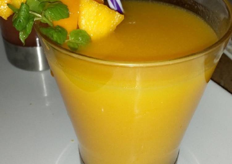 Simple Way to Prepare Super Quick Homemade Mango Juice