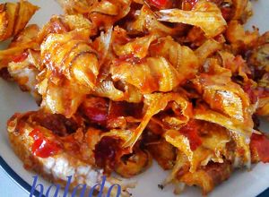 Foto resep Balado Ikan Asin Garing