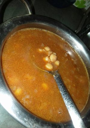 A picture of Chole masala.