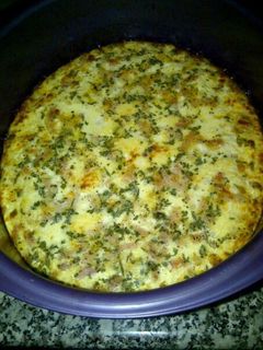 Una foto de Quiché de bacon y queso