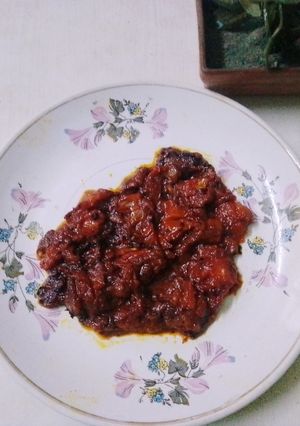 A picture of Tomato Bharta| Ramadan Mubarak.