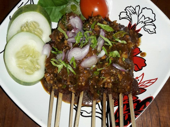 Resep Sate sapi ala Asih ibune wibire, Bisa Manjain Lidah