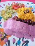 Salmón al horno con salsa de frutos rojos