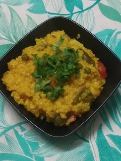 वेज दलिया(veg daliya recipe in hindi) रेसिपी मुख्य फोटो