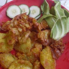 A picture of Sweet potatoes wt egg.