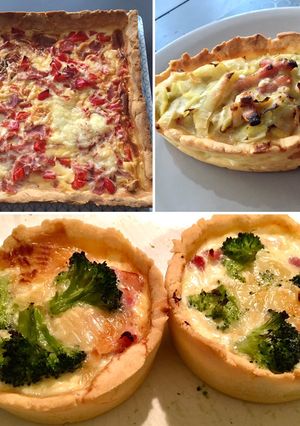 Une photo de Quiche sans gluten et sans lactose