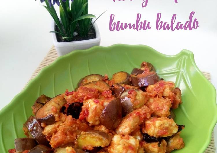 Terong Tempe Bumbu Balado