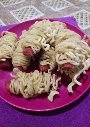 Foto resep Sosis gulung mie