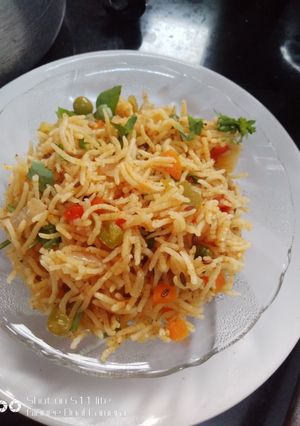 વેજીટેબલ પુલાવ રેસીપી મુખ્ય ફોટો