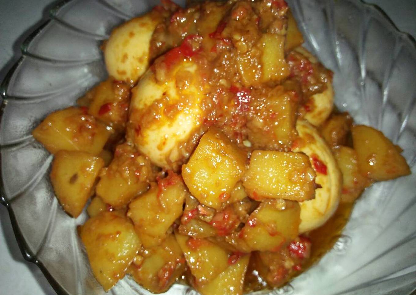 Rendang kentang telor irit, anti ribet, anti lama.. 😂