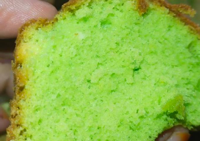 Langkah Mudah untuk Menyiapkan Bolu pandan panggang😍😍😘, Bisa Manjain Lidah
