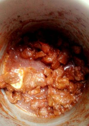 A picture of Wet fry beef.