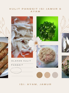 Foto resep Pangsit Goreng Isi Ayam & Jamur