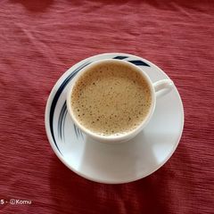 A picture of Bulletproof Coffee /Butter Coffee /Coffee without milk.