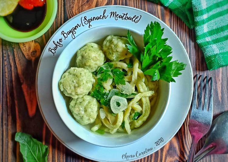 Bakso Bayam (Spinach Meatball)