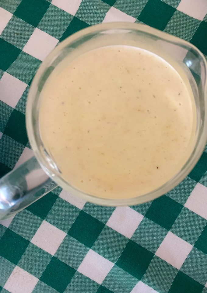 Una foto de Salsa de queso trufado y anacardos