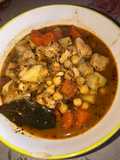 Cazuela de pollo con garbanzo 👌